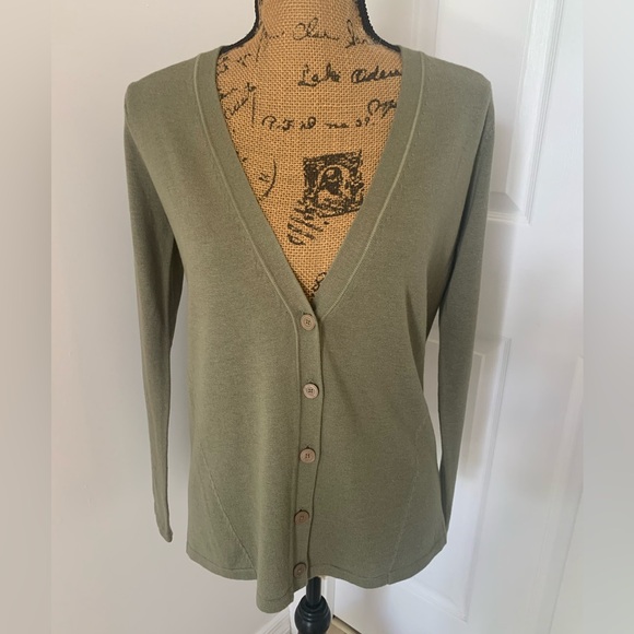 J. Jill Sweaters - J Jill partial silk cardigan. Beautiful